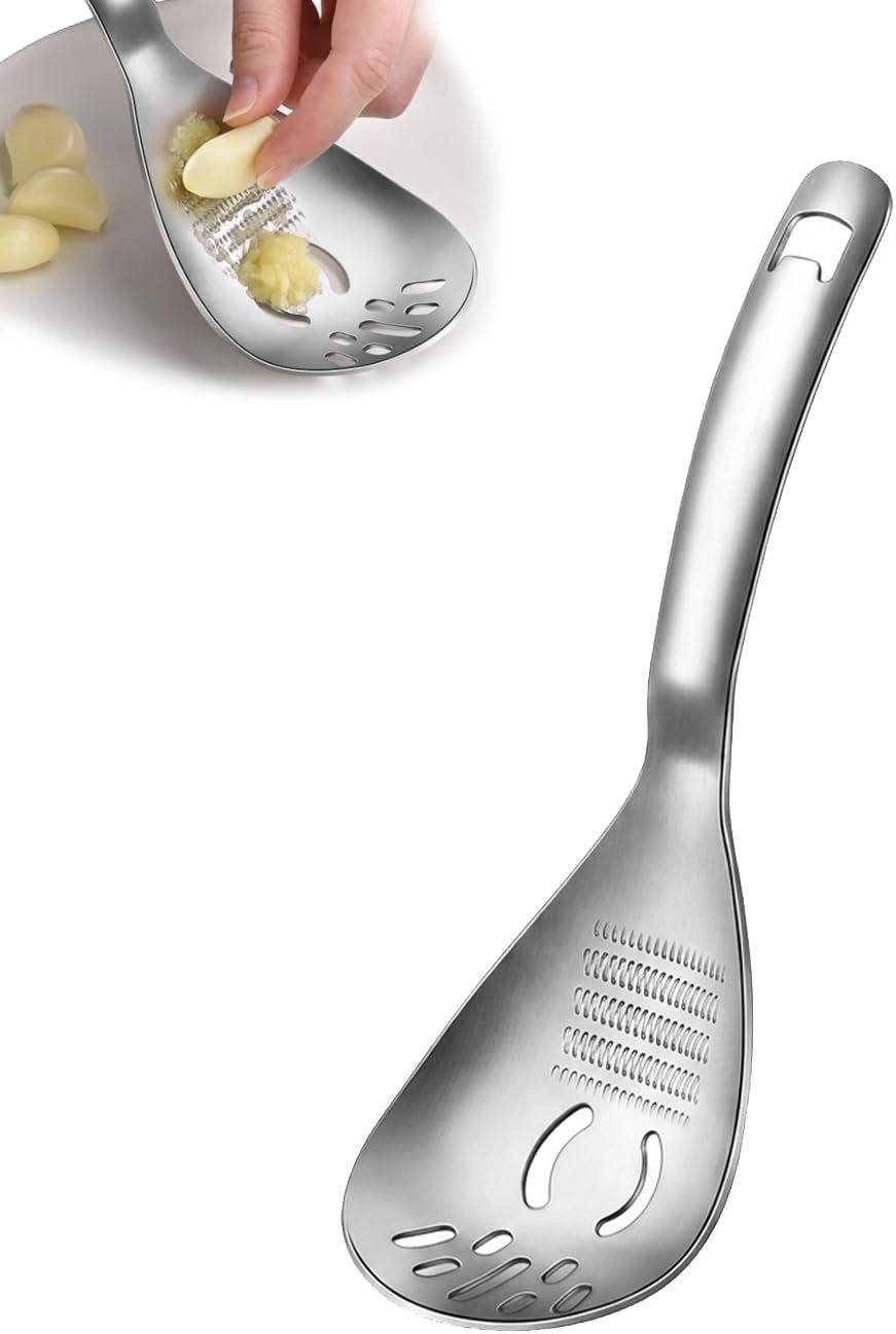 5-in-1 Cooking Spoon, Stainless Steel Egg Separator, Grater, Masher, 1 PC
