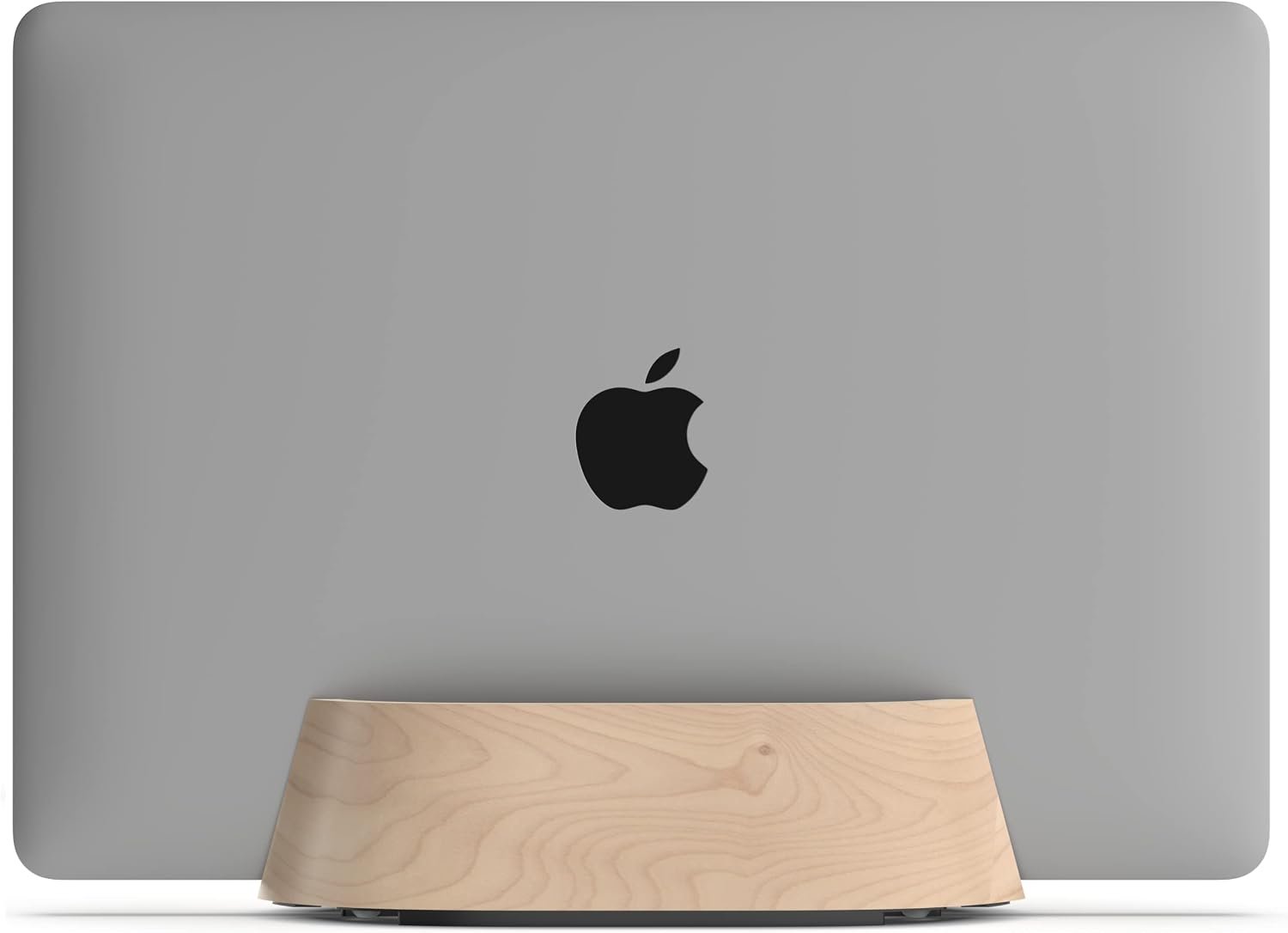 HumanCentric Vertical Laptop Stand in Maple Wood, Adjustable