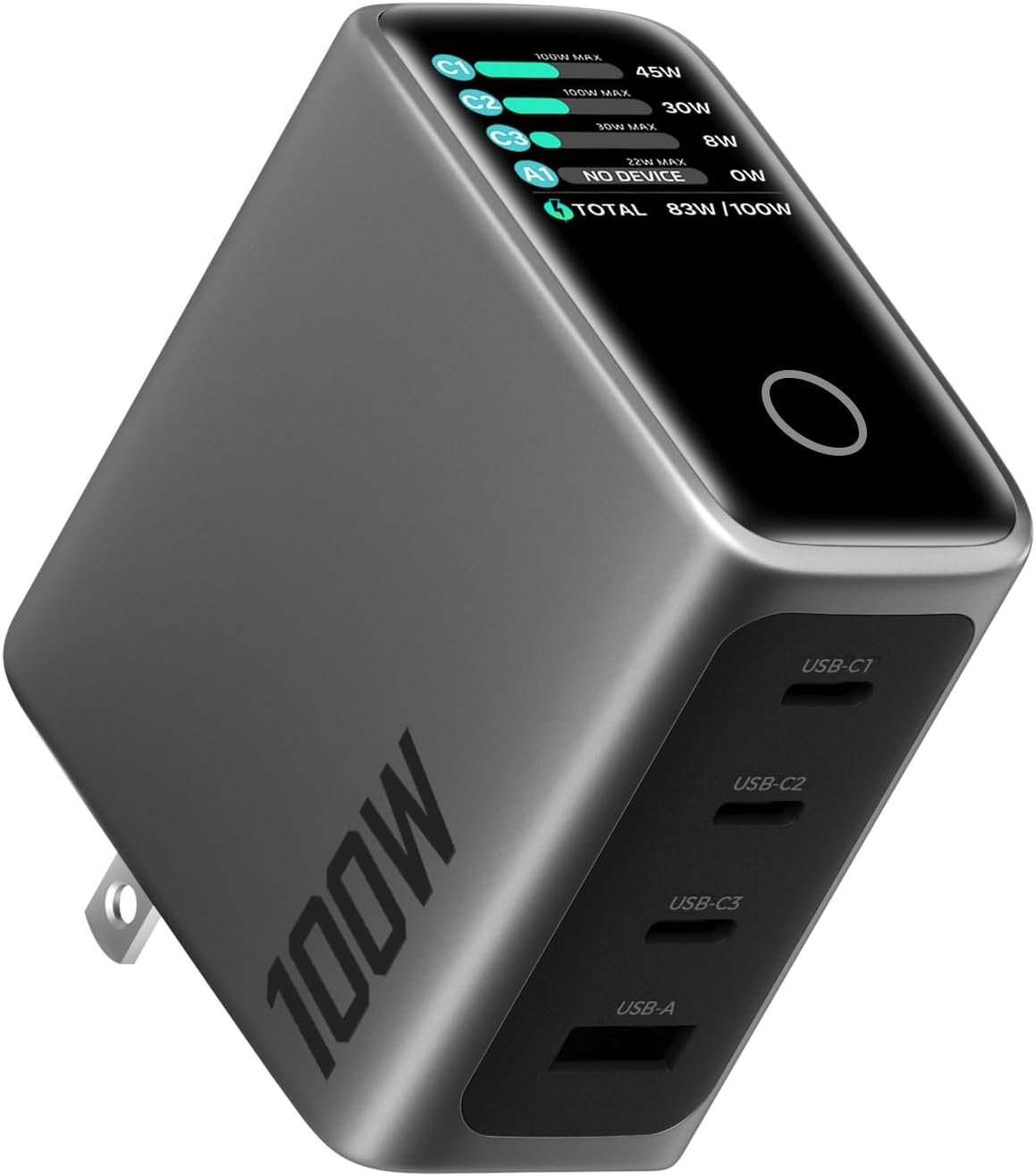 USB C Charger Block 100W, 4-Port Ga...