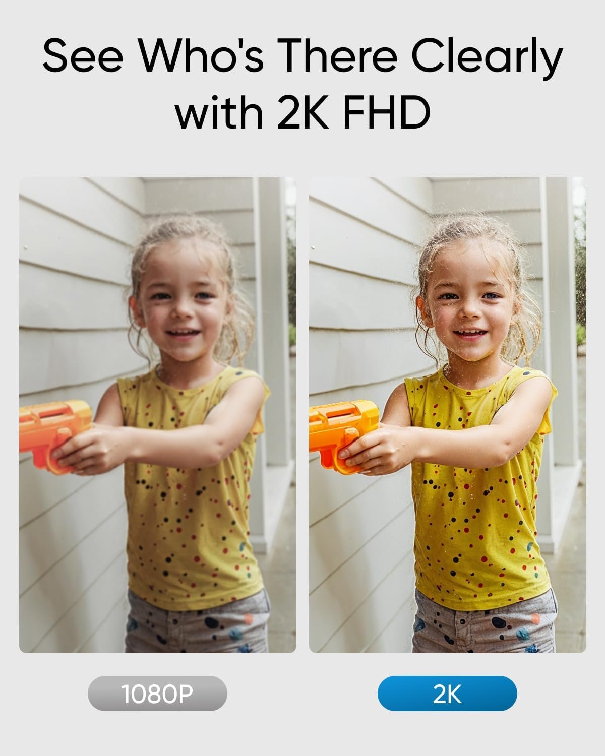 eufy Security Video Doorbell C31, 2K FHD, Battery or Wired, No Subscription - Image 4