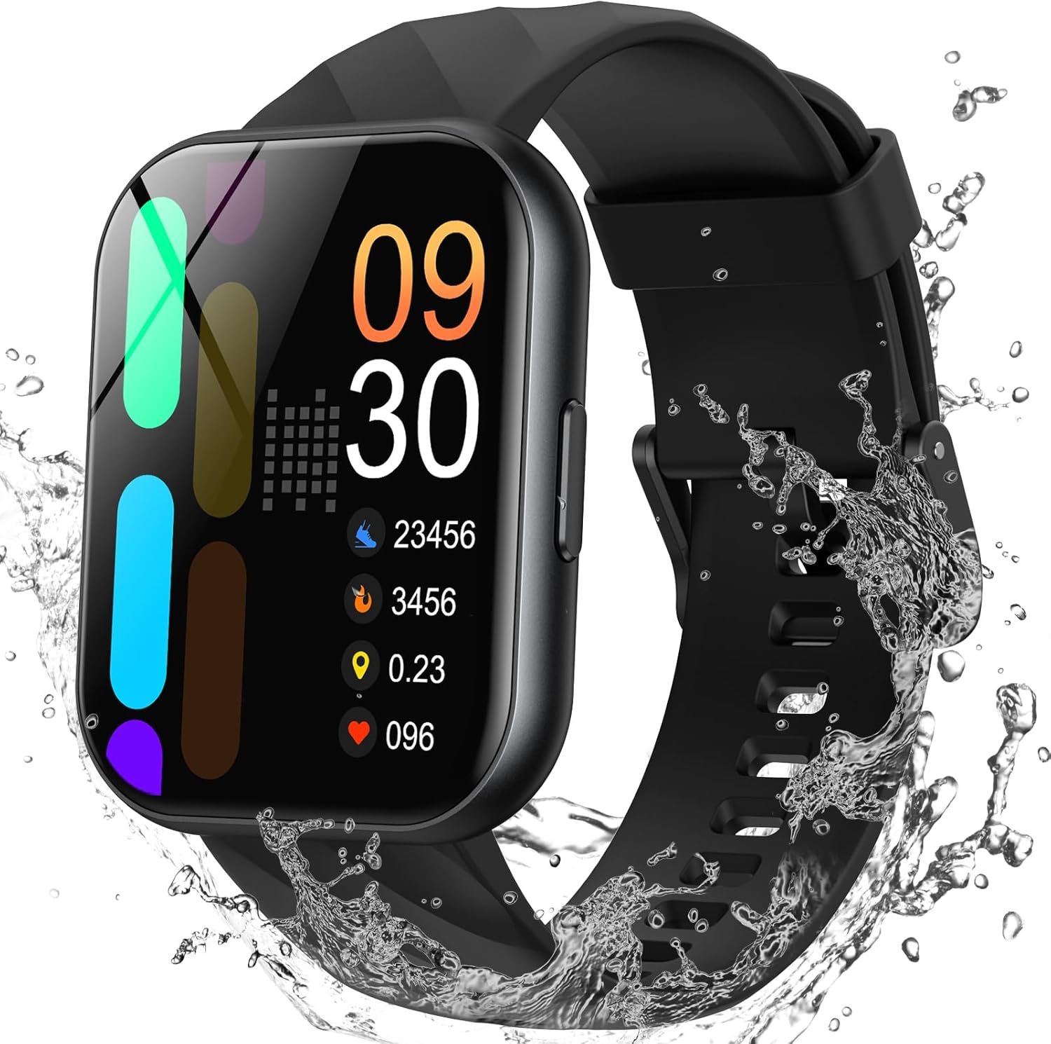 Parsonver Smart Watch, 5ATM Waterproof Watch for Swimming, 110+ Sport Modes