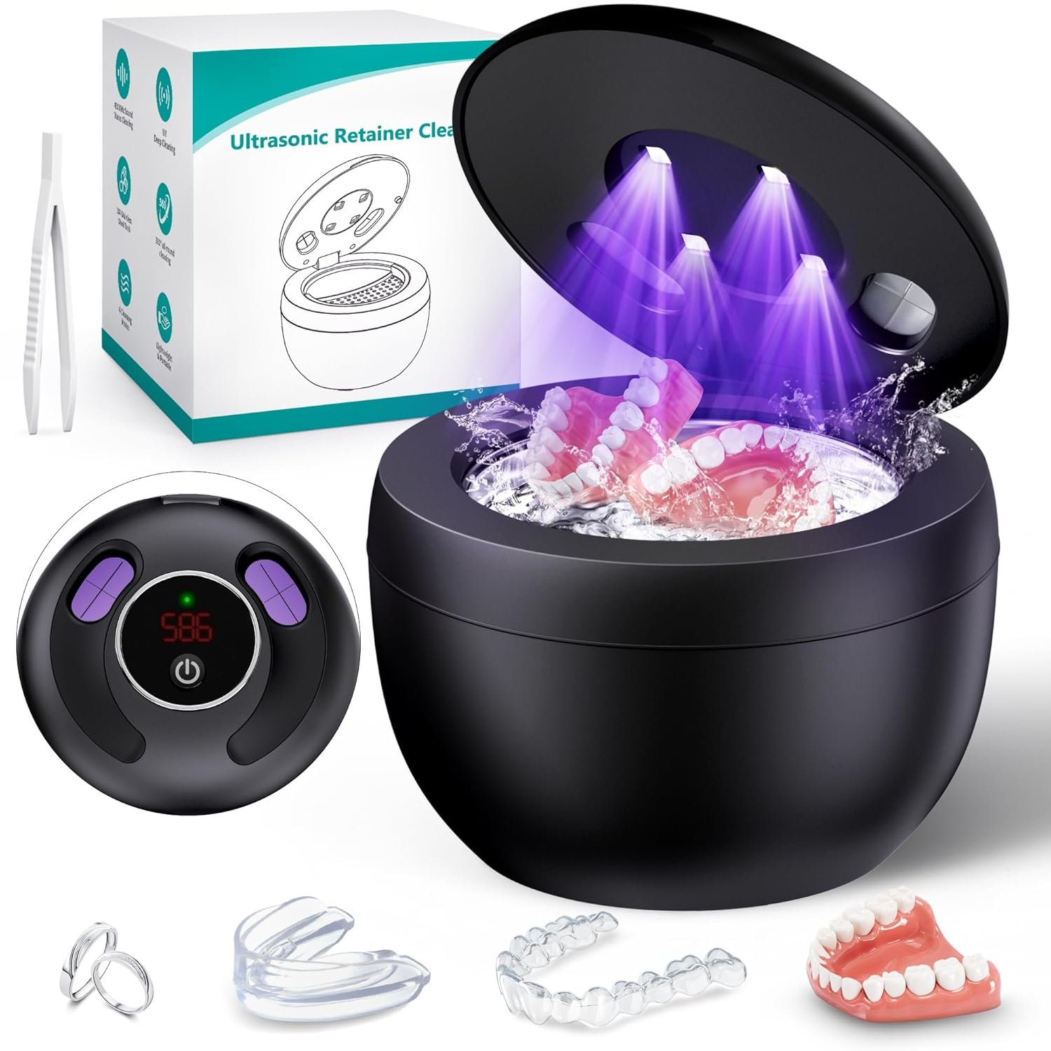 Upgraded Ultrasonic Retainer Cleane...