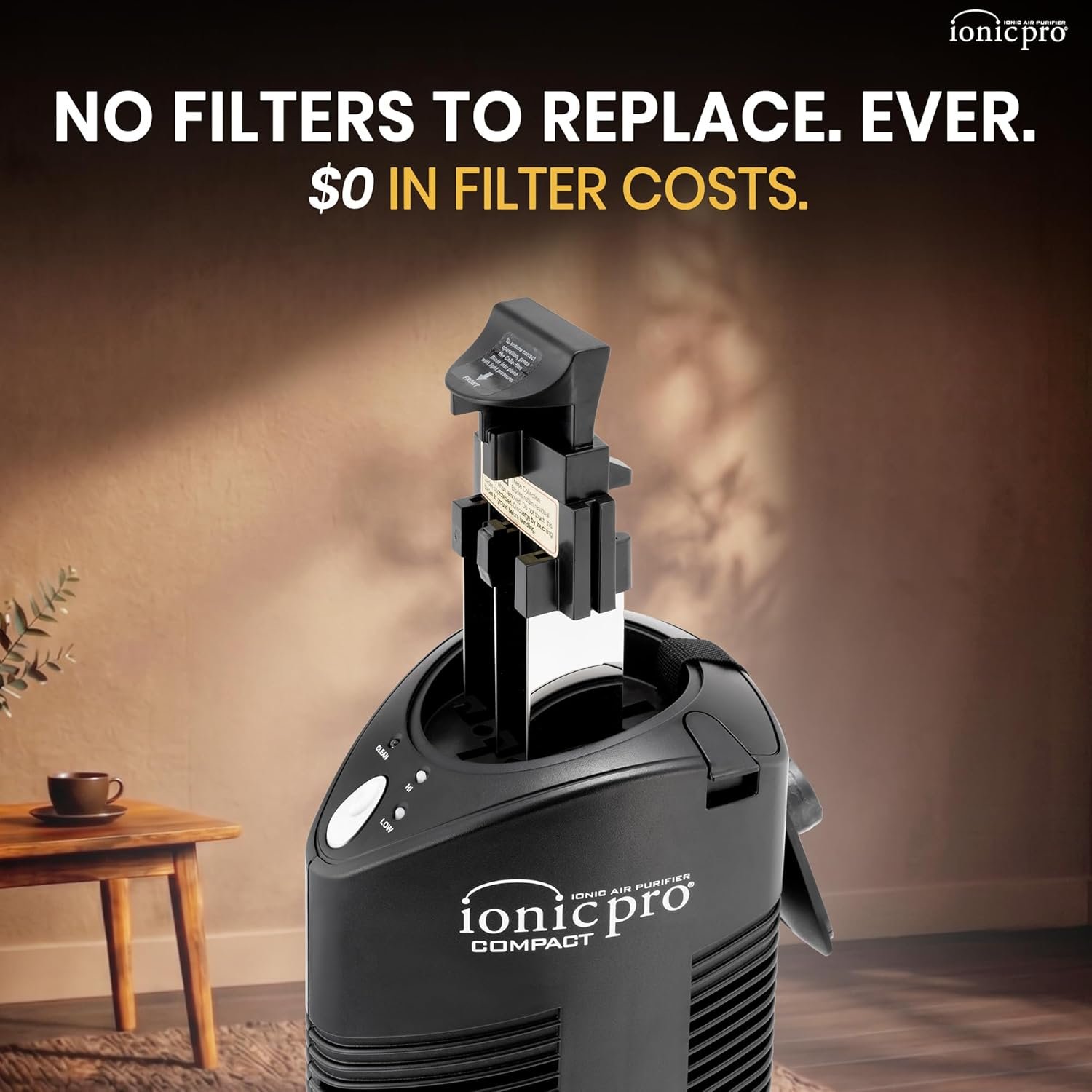 Ionic Pro Compact Filterless Air Purifier for Home, Cleans Up to 300 sq.ft - Image 4