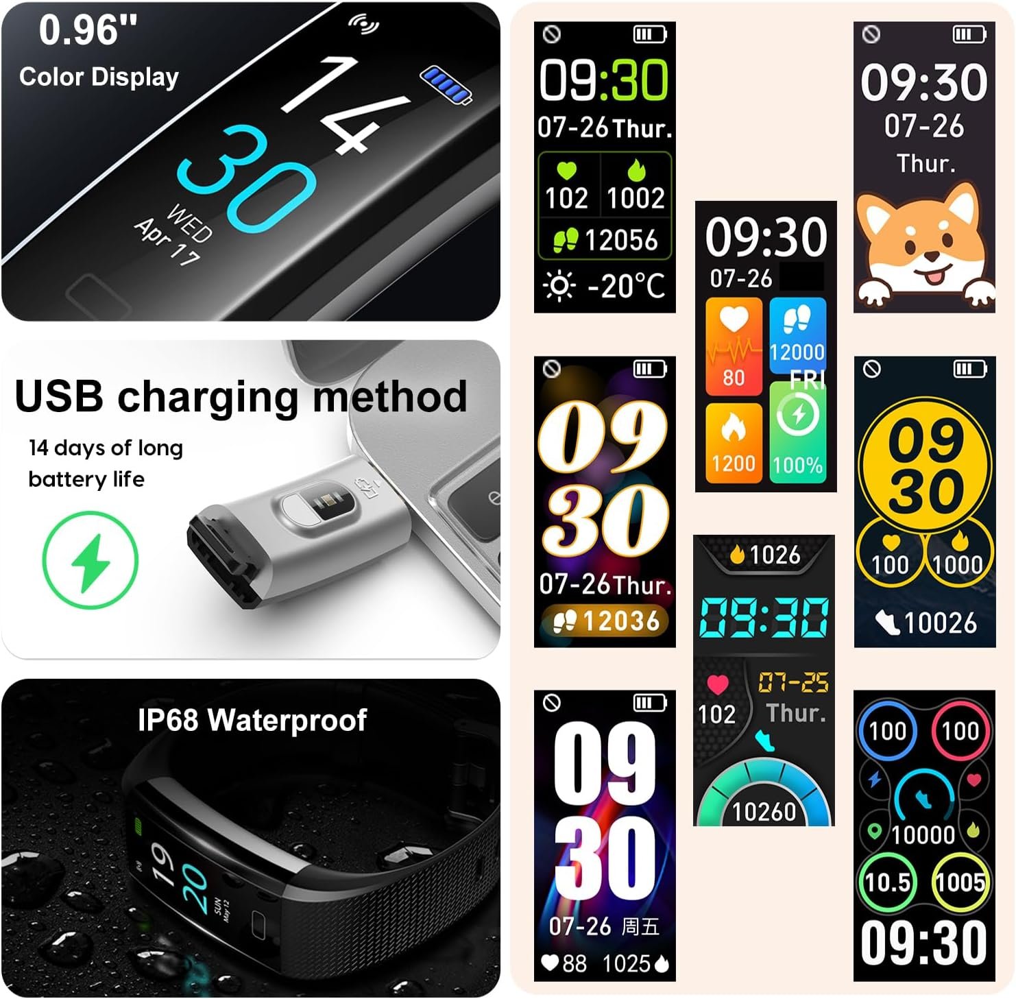 Fitness Tracker with Step/Distance/Calories Counter for Women Men - Image 6