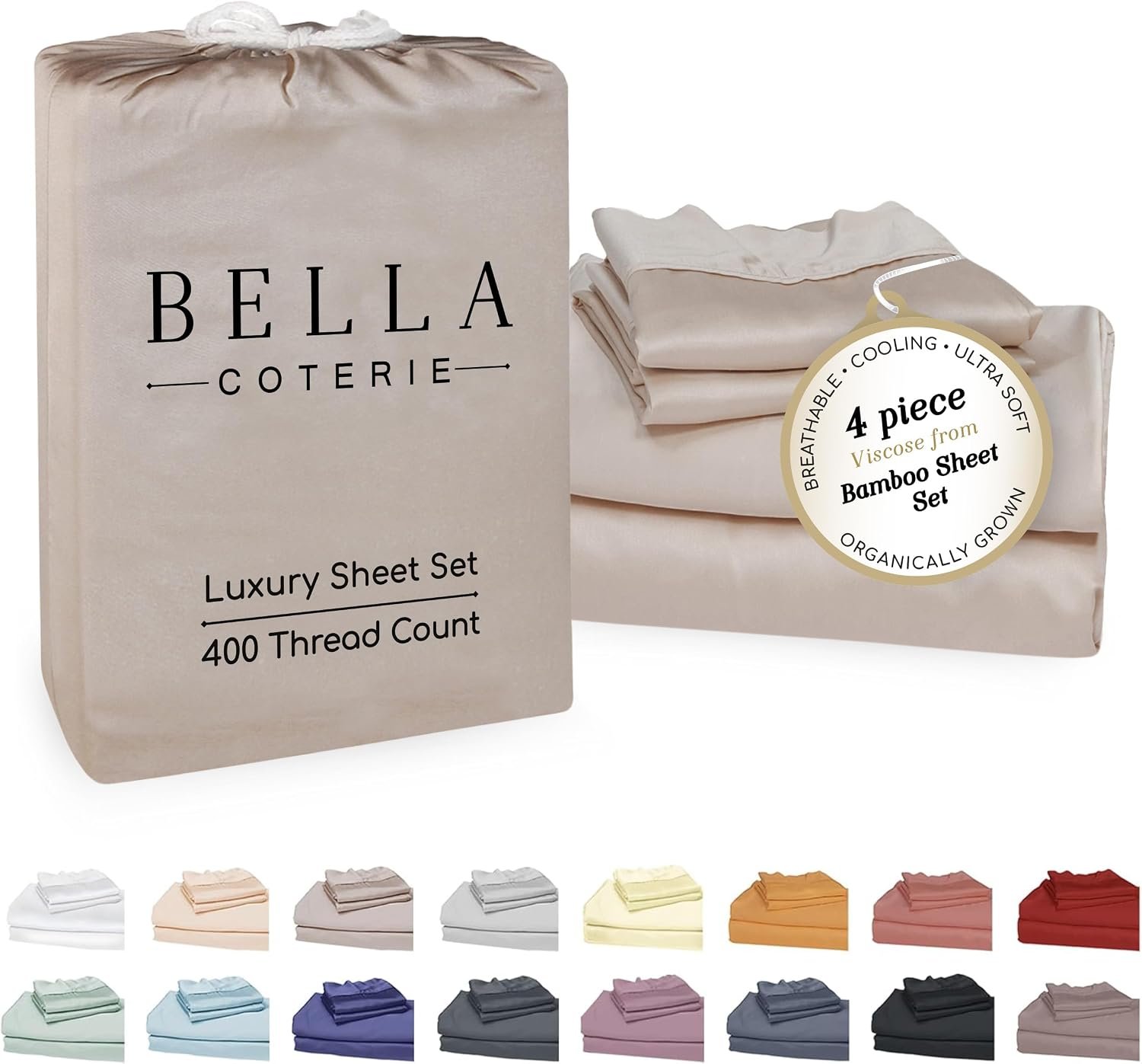 Bella Coterie Luxury Bamboo Viscose...