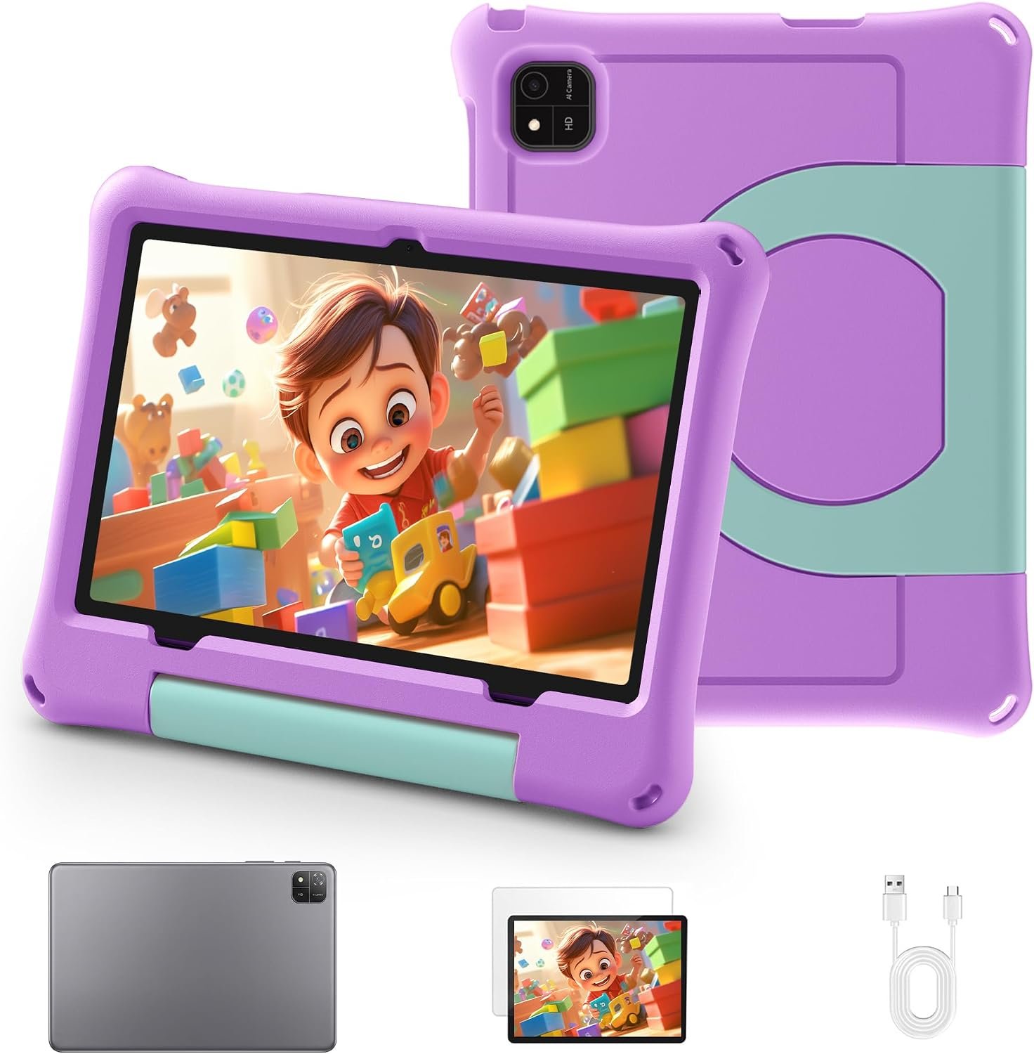 Kids Tablet, 10.1″ Android 16...