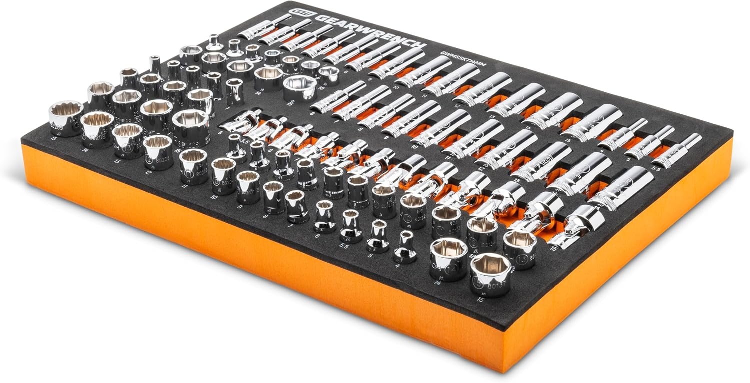 GEARWRENCH 89 Piece 1/4” Drive Master Metric Socket Set | GWMSSKT14MM - Image 3