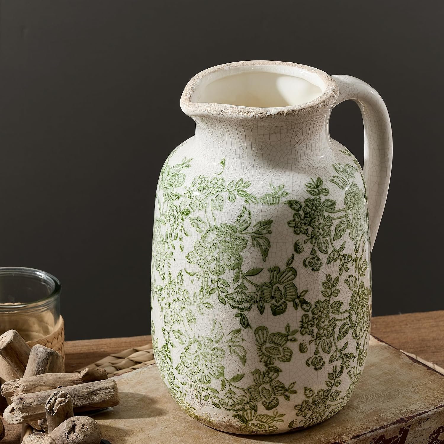 Ceramic Vintage Vase Flower Decorat...