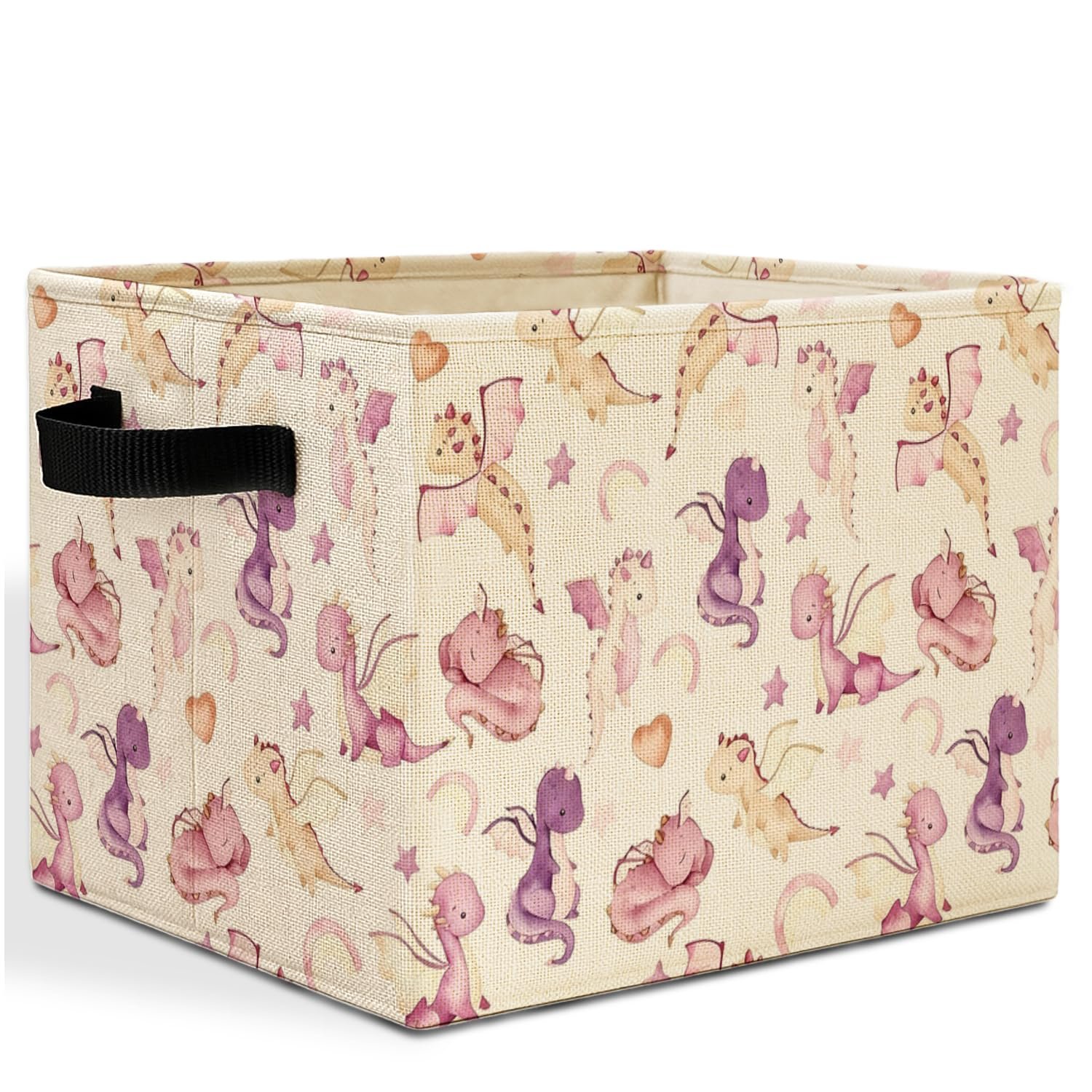 Cute Dragon Storage Bins Box with H...