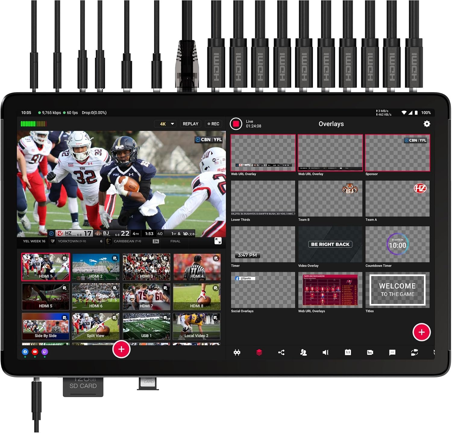 YoloLiv YoloBox Extreme, 4K All-in-...