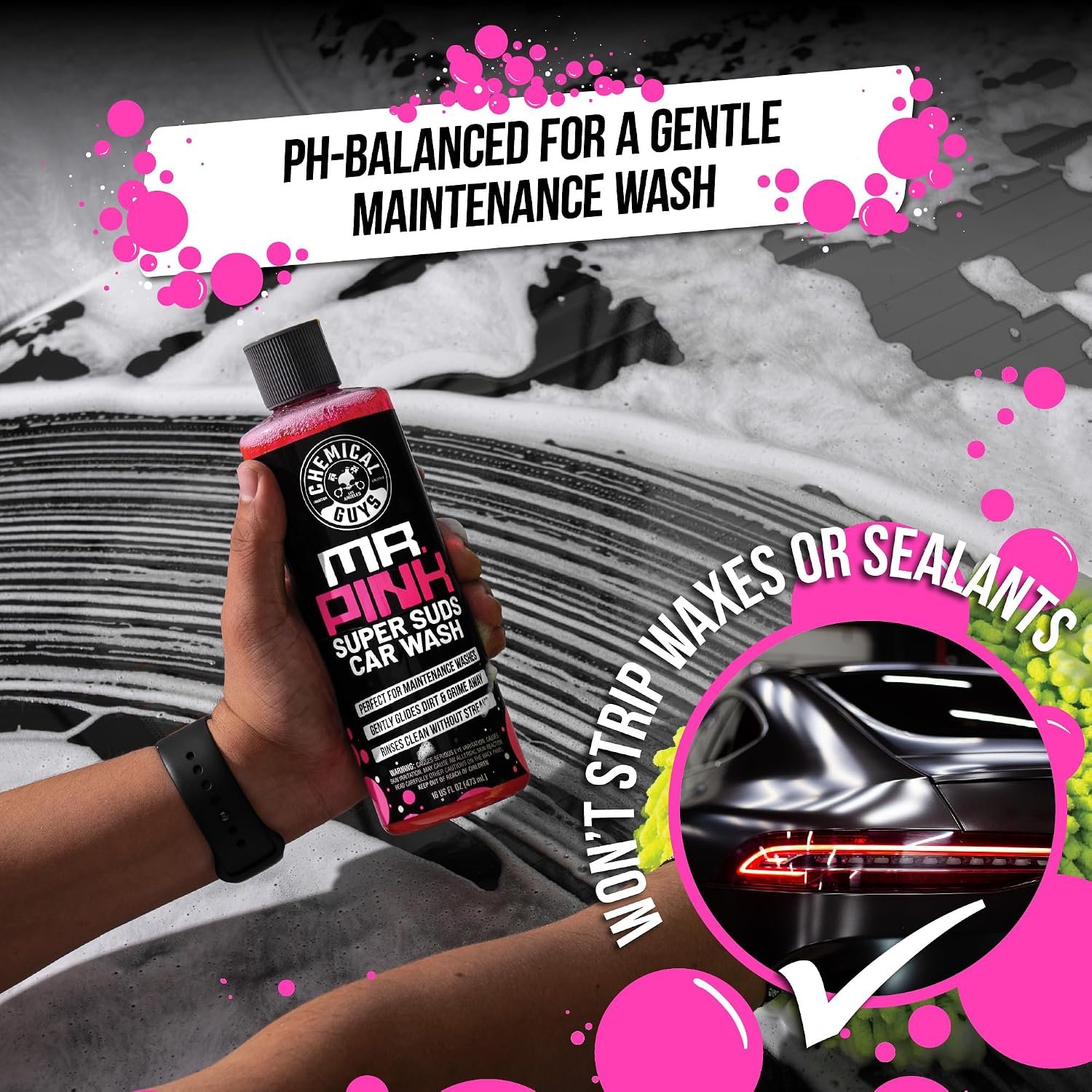 Chemical Guys 17-Piece Car Detailing Kit, Interior & Wheel Cleaner & Wash - Image 7
