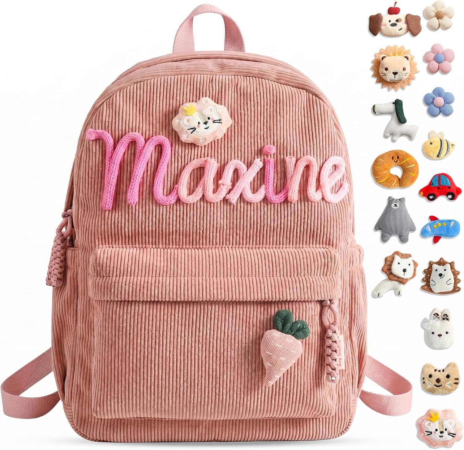Personalized Corduroy Backpack with...