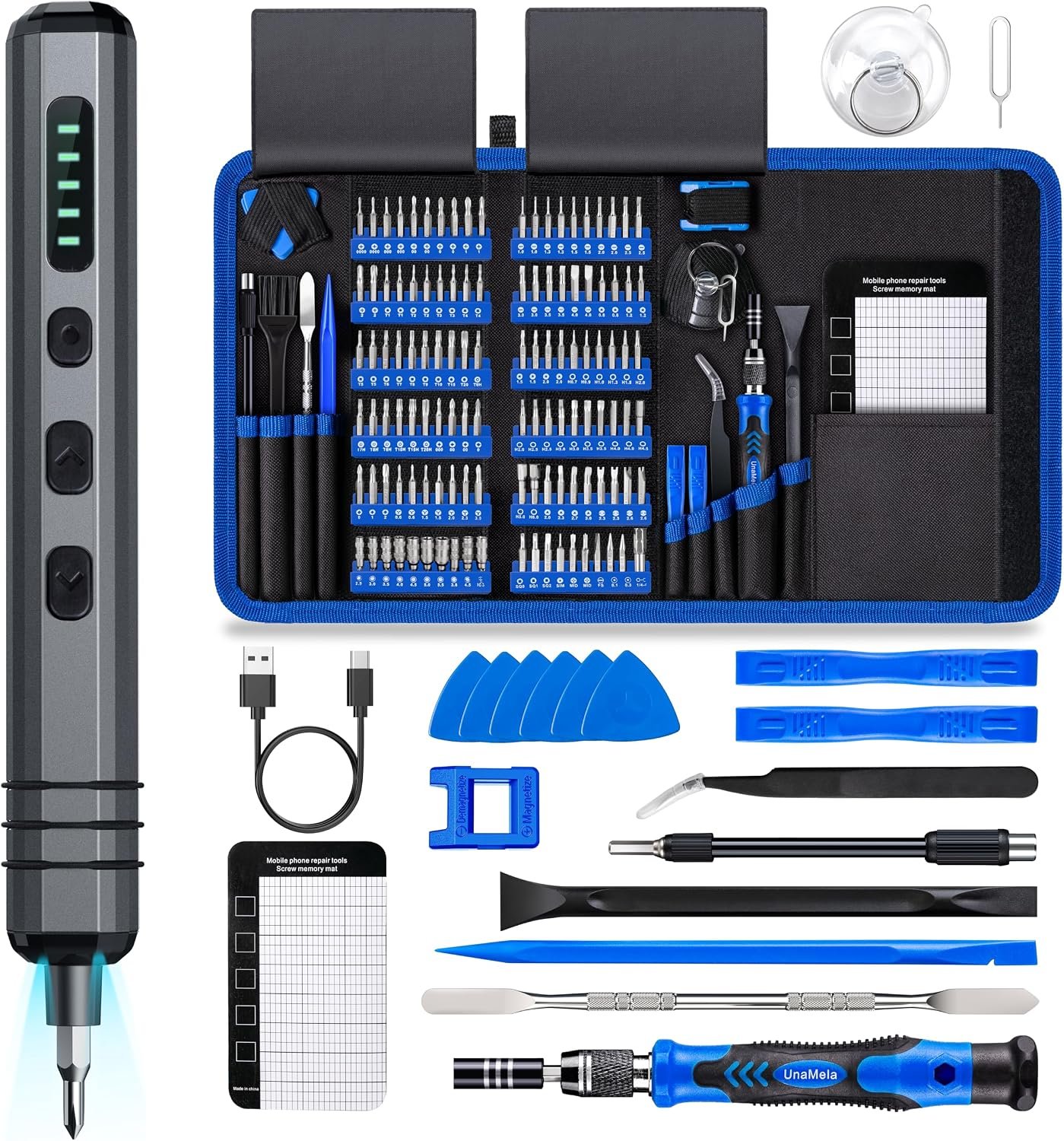 Mini Electric Screwdriver Set 140-I...