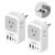 TESSAN European Travel Plug Adapter 2 Pack, PD 20W Adapter for Europe Plug