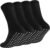 Non Slip Grip Socks for Men Women Crew Grippy Socks for Hospital Elderly