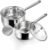 Cooker King 1.5 & 2 QT Sauce Pan, Tri-Ply Clad Stainless Steel Pot with Lid