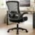 NEO CHAIR Office Desk Chair High Back Mesh Chair Adjustable Lumbar, Black