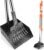 LEVELEVE Dog Pooper Scooper, Long Handle Stainless Metal Tray and Rake Set for Medium Small Dogs, Heavy Duty to use on Grass, Dirt or Gravel